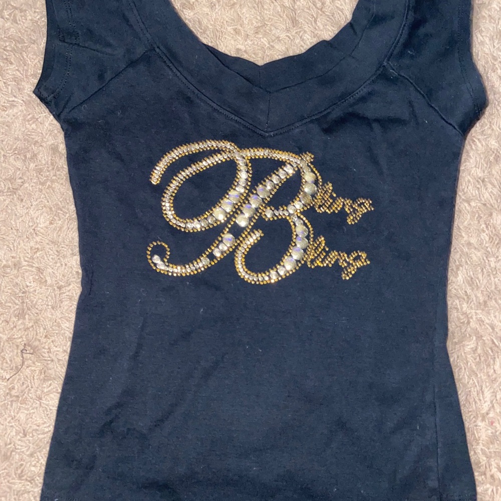 Bling cyber y2k shirt🖤